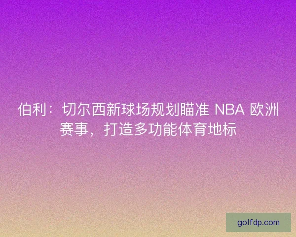 伯利：切尔西新球场规划瞄准 NBA 欧洲赛事，打造多功能体育地标